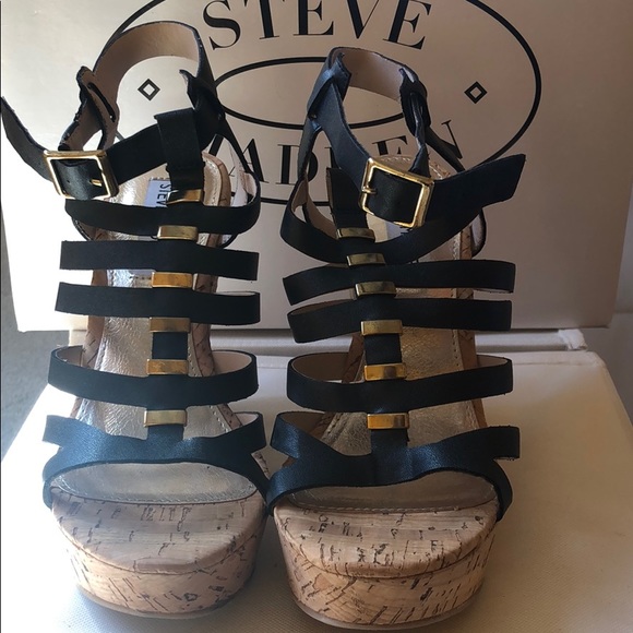 Steve Madden “Indyanna” cork wedges - Picture 3 of 5